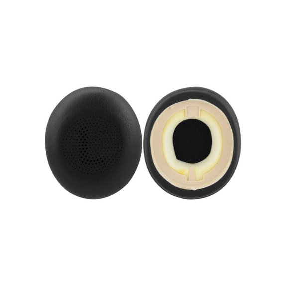 Nadomestne blazinice za ušesa za Jabra Evolve2 65UC, Elite 45H, Spominska pena + PU usnje, Črne, 1 Par