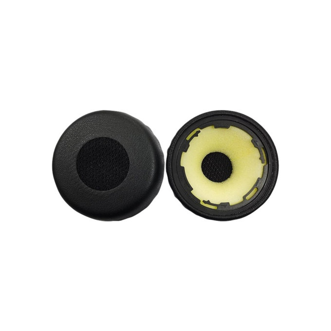 Nadomestne blazinice za ušesa za Jabra Evolve 75, 75+, UC, MS, Spominska pena + PU usnje, Črne, 1 Par