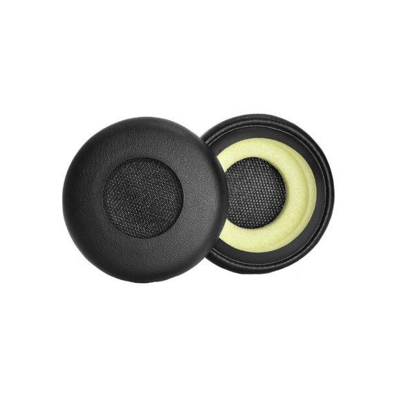 Nadomestne blazinice za ušesa za Jabra Evolve 20, 30, 40, PU usnje, Črne, 1 Par