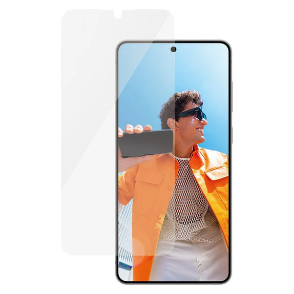 Kaljeno steklo UWF Ceramic z aplikatorjem za Samsung Galaxy S25 Edge, Prozorna, PanzerGlass