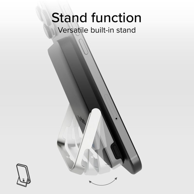 SBS - PowerBank 5000mAh, 20W, Power Delivery, Mag Stand, črna
