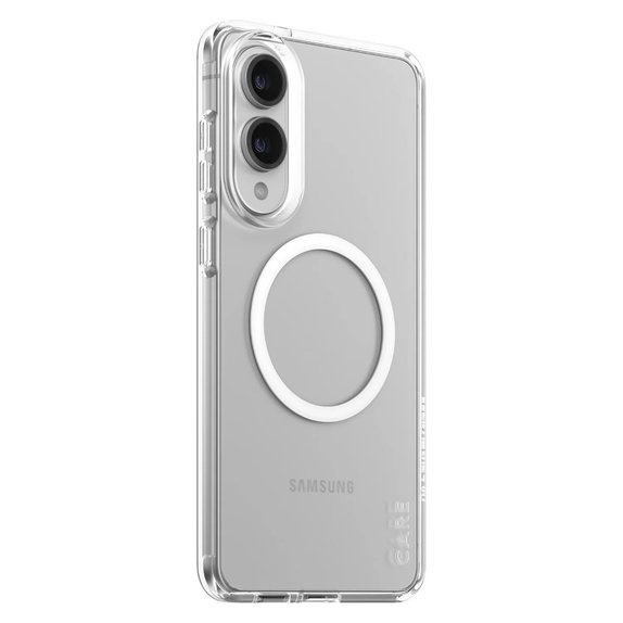 Ovitek Urban Combat z belim QI za Samsung Galaxy S25 Edge, Prozorna, PanzerGlass