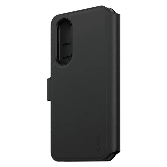 Ovitek Wallet Tango Two-In-One s QI za Samsung Galaxy S25 Edge, Črna, PanzerGlass