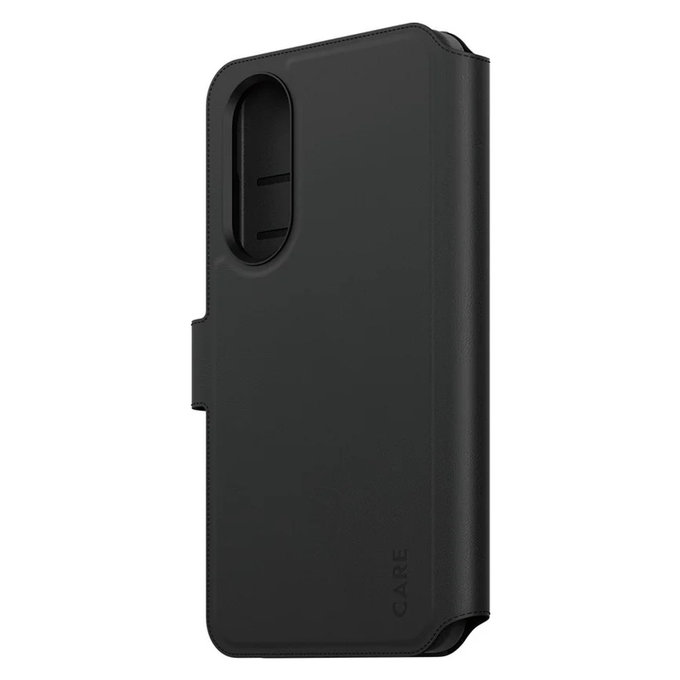 Ovitek Wallet Tango Two-In-One s QI za Samsung Galaxy S25 Edge, Črna, PanzerGlass