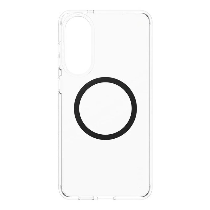 Ovitek Urban Combat s črnim QI za Samsung Galaxy S25 Edge, Prozorna, PanzerGlass