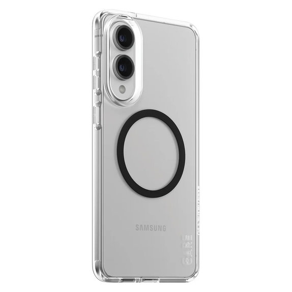 Ovitek Urban Combat s črnim QI za Samsung Galaxy S25 Edge, Prozorna, PanzerGlass
