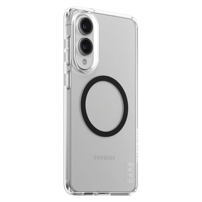 Ovitek Urban Combat s črnim QI za Samsung Galaxy S25 Edge, Prozorna, PanzerGlass
