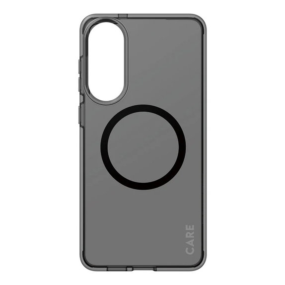 Ovitek Smokey s črnim QI za Samsung Galaxy S25 Edge, Črna, PanzerGlass
