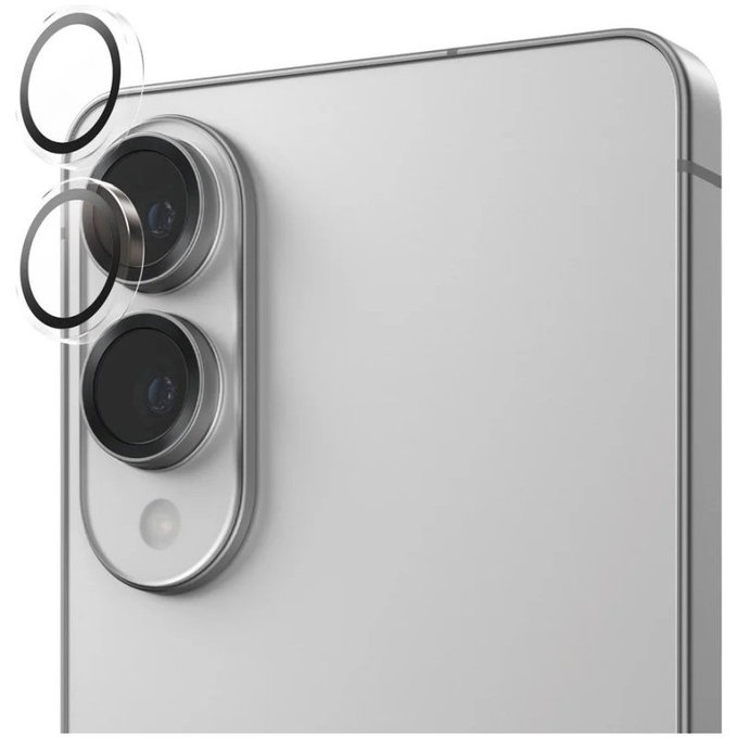 Zaščita objektiva kamere Hoops za Samsung S25 Edge, Prozorna, PanzerGlass