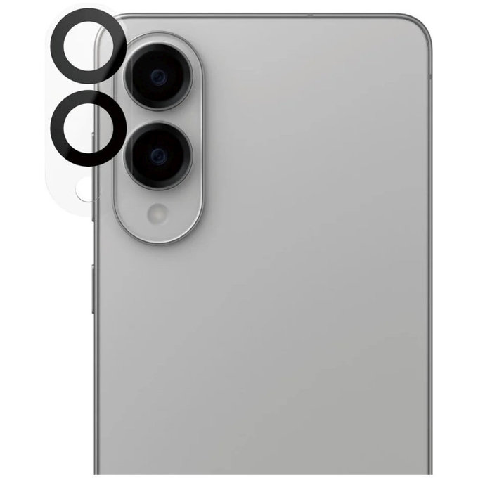 Zaščita objektiva kamere PicturePerfect za Samsung S25 Edge, Črna, PanzerGlass