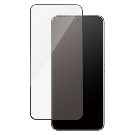 Kaljeno steklo UWF za Honor 400 Lite, Črna, PanzerGlass