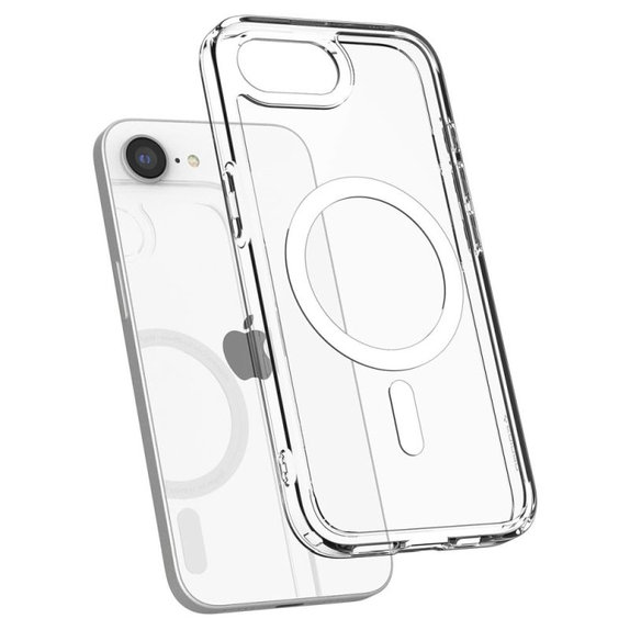 Spigen - Ovitek Ultra Hybrid z MagSafe za iPhone 16e, bela