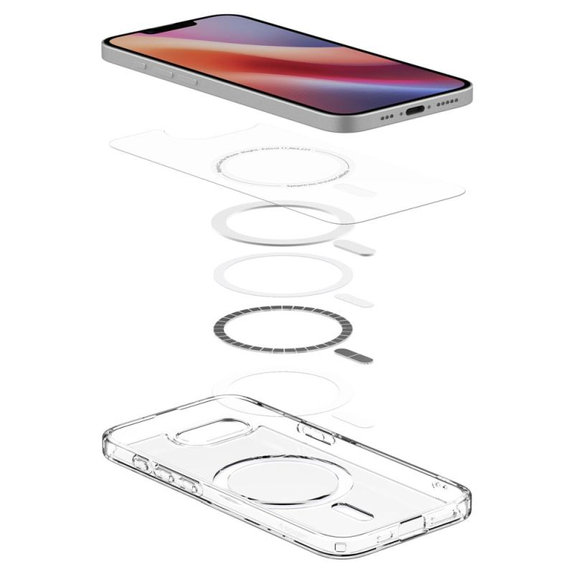 Spigen - Ovitek Ultra Hybrid z MagSafe za iPhone 16e, bela