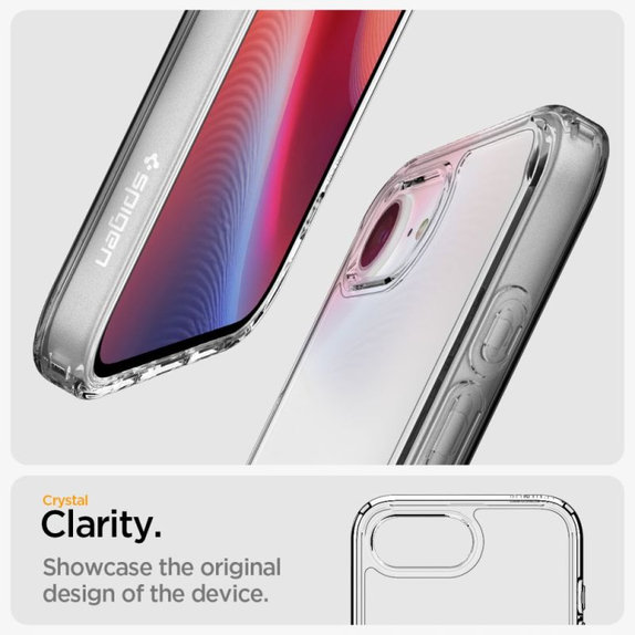Spigen - Ovitek Ultra Hybrid za iPhone 16e, crystal clear