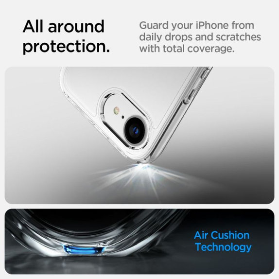 Spigen - Ovitek Ultra Hybrid za iPhone 16e, crystal clear