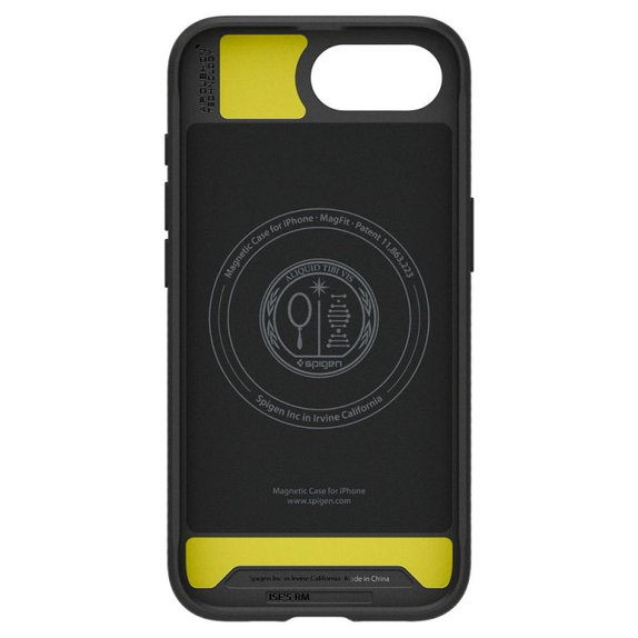 Spigen - Ovitek Rugged Armor z MagSafe za iPhone 16e, Matte Black