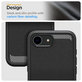 Spigen - Ovitek Rugged Armor z MagSafe za iPhone 16e, Matte Black