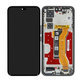 Honor 400 Pro - LCD zaslon + steklo na dotik + okvir (Midnight Black) - 0235APFA Genuine Service Pack