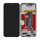 Honor 400 - LCD zaslon + steklo na dotik + okvir (Meteor Silver) - 0235APNS Genuine Service Pack