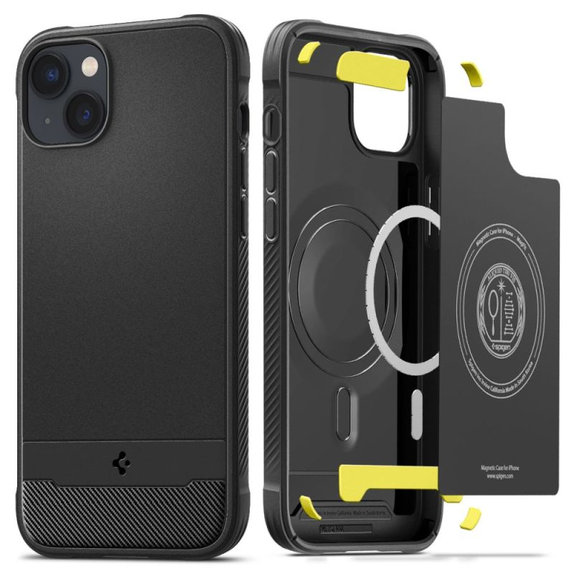 Spigen - Ovitek Rugged Armor z MagSafe za iPhone 14, Matte Black