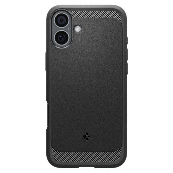 Spigen - Ovitek Rugged Armor z MagSafe za iPhone 16, Matte Black
