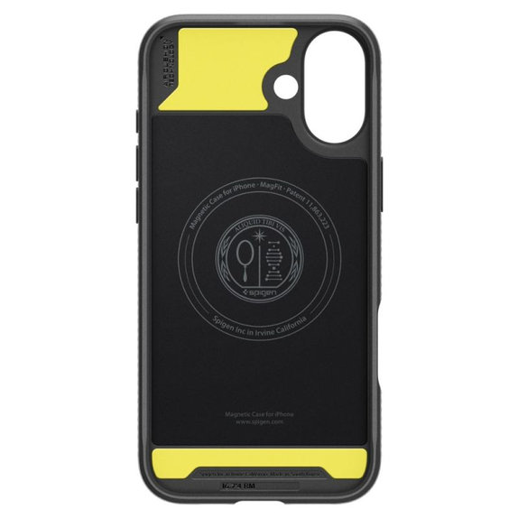 Spigen - Ovitek Rugged Armor z MagSafe za iPhone 16, Matte Black