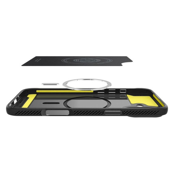 Spigen - Ovitek Rugged Armor z MagSafe za iPhone 16, Matte Black