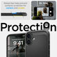 Spigen - Ovitek Rugged Armor z MagSafe za iPhone 16, Matte Black