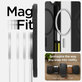 Spigen - Ovitek Rugged Armor z MagSafe za iPhone 16, Matte Black
