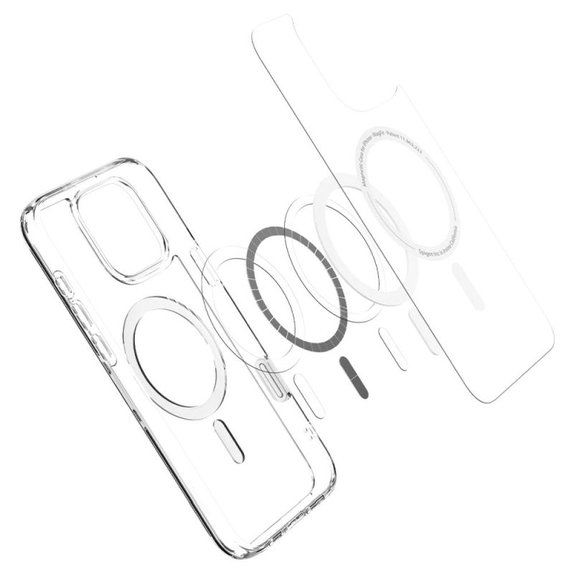 Spigen - Ovitek Ultra Hybrid "T" z MagSafe za iPhone 16 Pro Max, bela