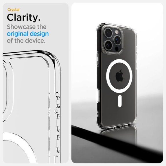 Spigen - Ovitek Ultra Hybrid "T" z MagSafe za iPhone 16 Pro Max, bela