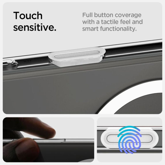 Spigen - Ovitek Ultra Hybrid "T" z MagSafe za iPhone 16 Pro Max, bela
