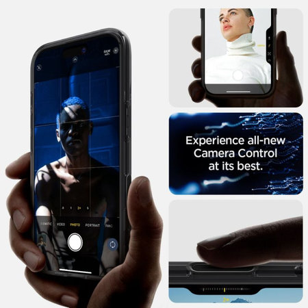 Spigen - Ovitek Ultra Hybrid "T" z MagSafe za iPhone 16, Frost Black