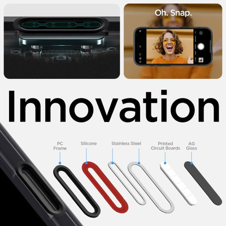 Spigen - Ovitek Ultra Hybrid "T" z MagSafe za iPhone 16, Frost Black