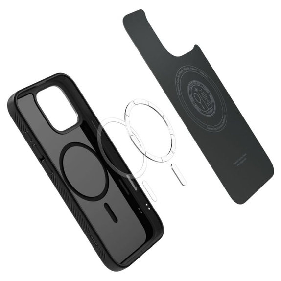 Spigen - Ovitek Liquid Air "T" z MagSafe za iPhone 16 Pro, Matte Black