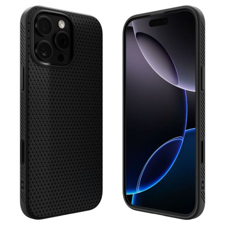 Spigen - Ovitek Liquid Air "T" z MagSafe za iPhone 16 Pro, Matte Black