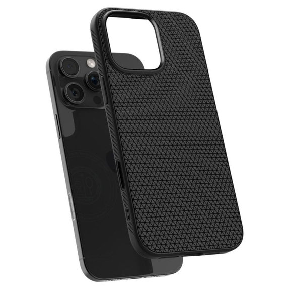 Spigen - Ovitek Liquid Air "T" z MagSafe za iPhone 16 Pro, Matte Black