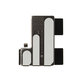Srednji okvir z baterijo za iPhone 16 Pro | Black Titanium | ZD076-00689 | Genuine Apple