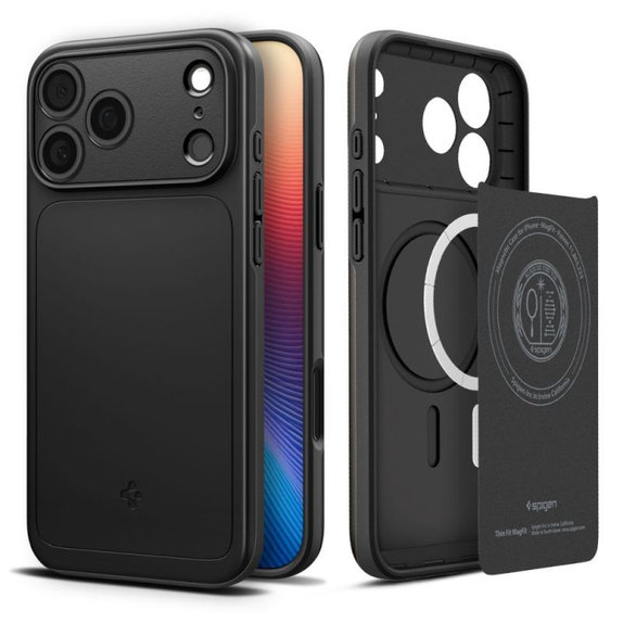 Spigen - Etui Thin Fit z MagSafe za iPhone 17 Pro Max, črna