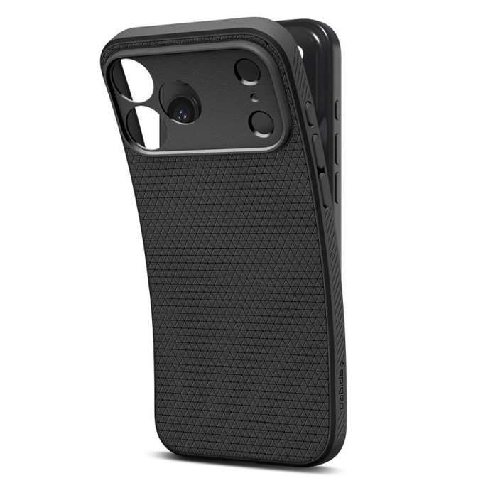 Spigen - Etui Liquid Air za iPhone 17 Pro, Matte Black