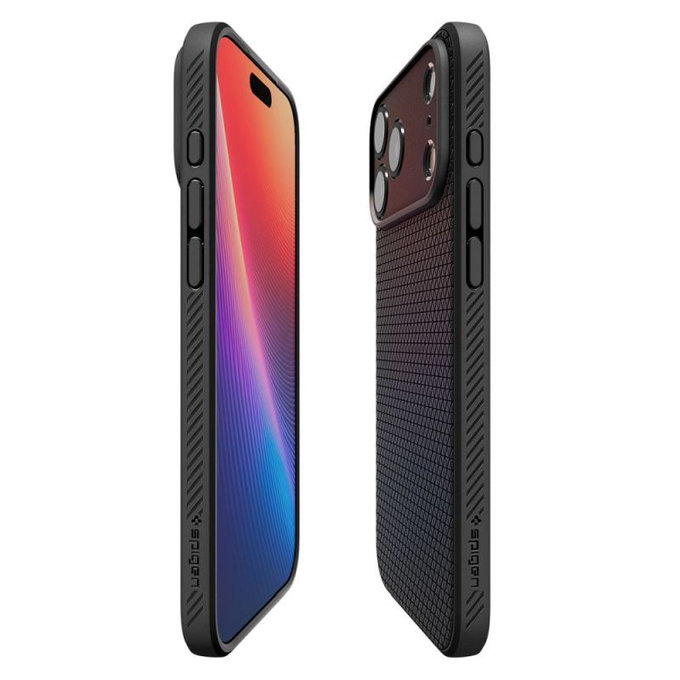 Spigen - Etui Liquid Air za iPhone 17 Pro, Matte Black