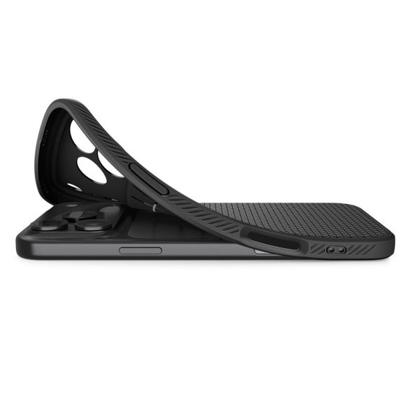Spigen - Etui Liquid Air za iPhone 17 Pro, Matte Black