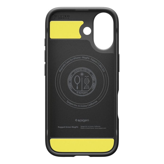 Spigen - Etui Rugged Armor z MagSafe za iPhone 17, Matte Black