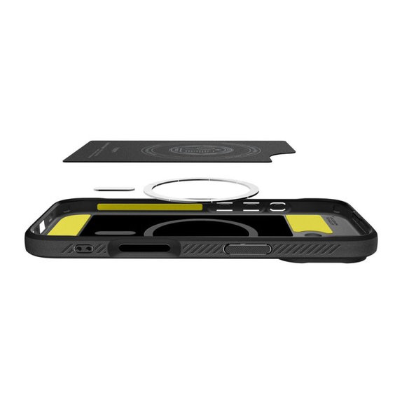Spigen - Etui Rugged Armor z MagSafe za iPhone 17, Matte Black