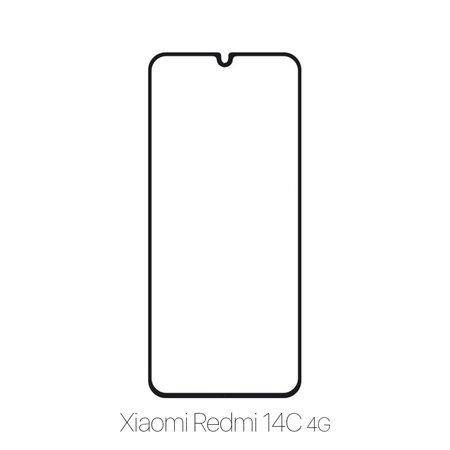 FixPremium FullCover Glass - Kaljeno steklo za Xiaomi Redmi 14C 4G
