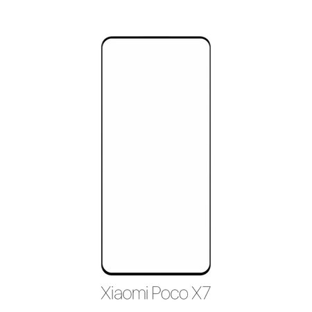 FixPremium FullCover Glass - Kaljeno steklo za Xiaomi Poco X7