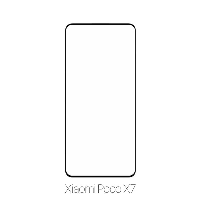 FixPremium FullCover Glass - Kaljeno steklo za Xiaomi Poco X7