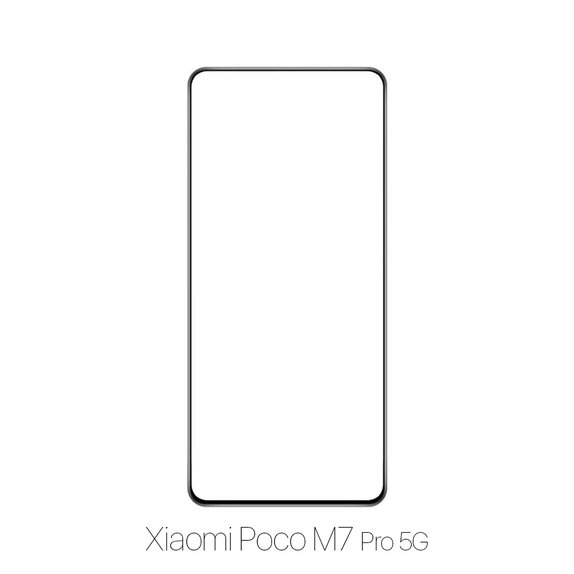 FixPremium FullCover Glass - Kaljeno steklo za Xiaomi Poco M7 Pro 5G
