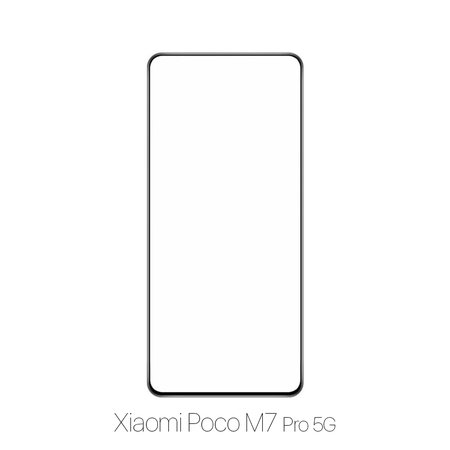 FixPremium FullCover Glass - Kaljeno steklo za Xiaomi Poco M7 Pro 5G