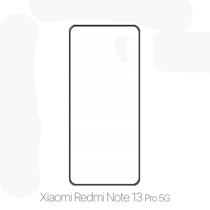 FixPremium FullCover Glass - Kaljeno steklo za Xiaomi Redmi Note 13 Pro 5G 2312DRA50C